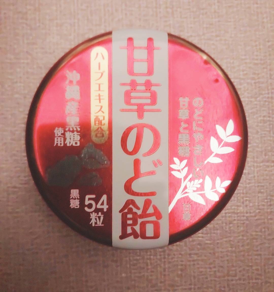 赤い缶の天草のど飴